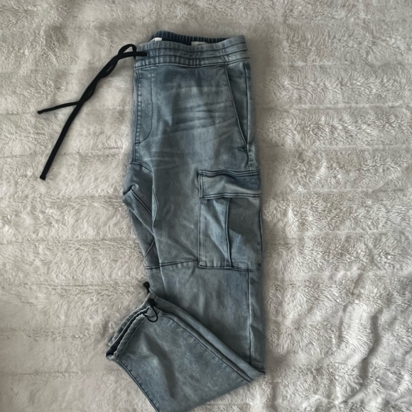 Pacsun cargo denim jeans Sz M - Picture 2 of 4